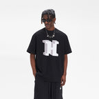 3D Pixel Letter Printed Tee