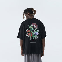 Load image into Gallery viewer, Flowers Ring Logo Tee
