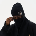 Cartoon Face Knitted Hat