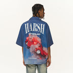Car Explosion Cuban Shirt
