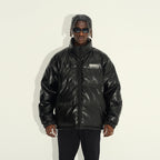 3D Circle High Collar Down Jacket