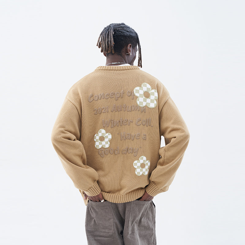 Flowers Foam Sweater