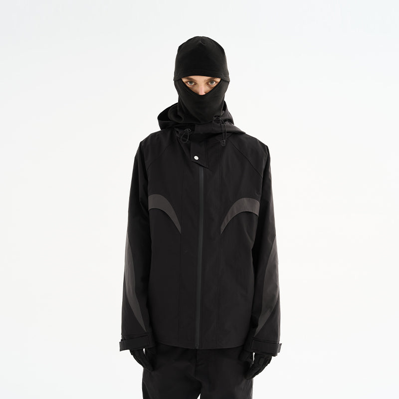 Functional Windproof Splicing jacket