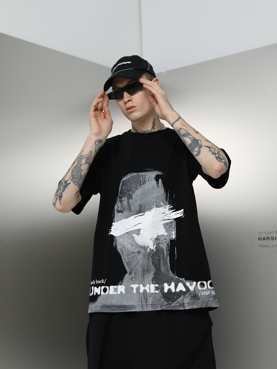 Modern Art Brush Tee