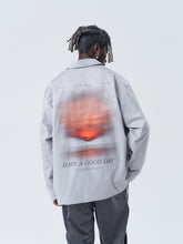 Load image into Gallery viewer, Sunset Print Coach Jacket

