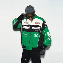 Load image into Gallery viewer, Retro Motorcycle Racing Logo Jacket

