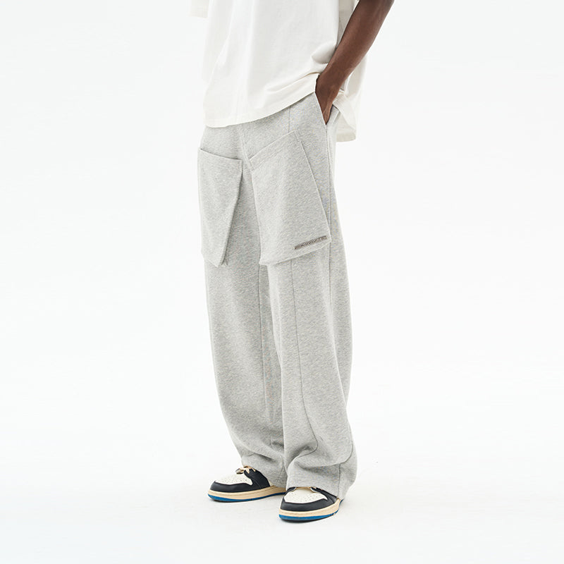 Front Pockets Loose Casual Sweatpants