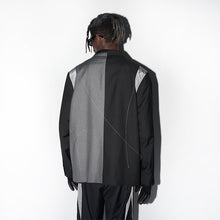 Load image into Gallery viewer, Deconstructed Asymmetric Nylon Blazer
