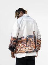 Load image into Gallery viewer, Oil Painting City Sunset Coach Jacket
