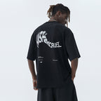 Distorted Logo Print Tee