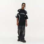 Splicing Irregular Logo Tee