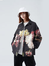 Load image into Gallery viewer, Floral Print Retro Coach Jacket
