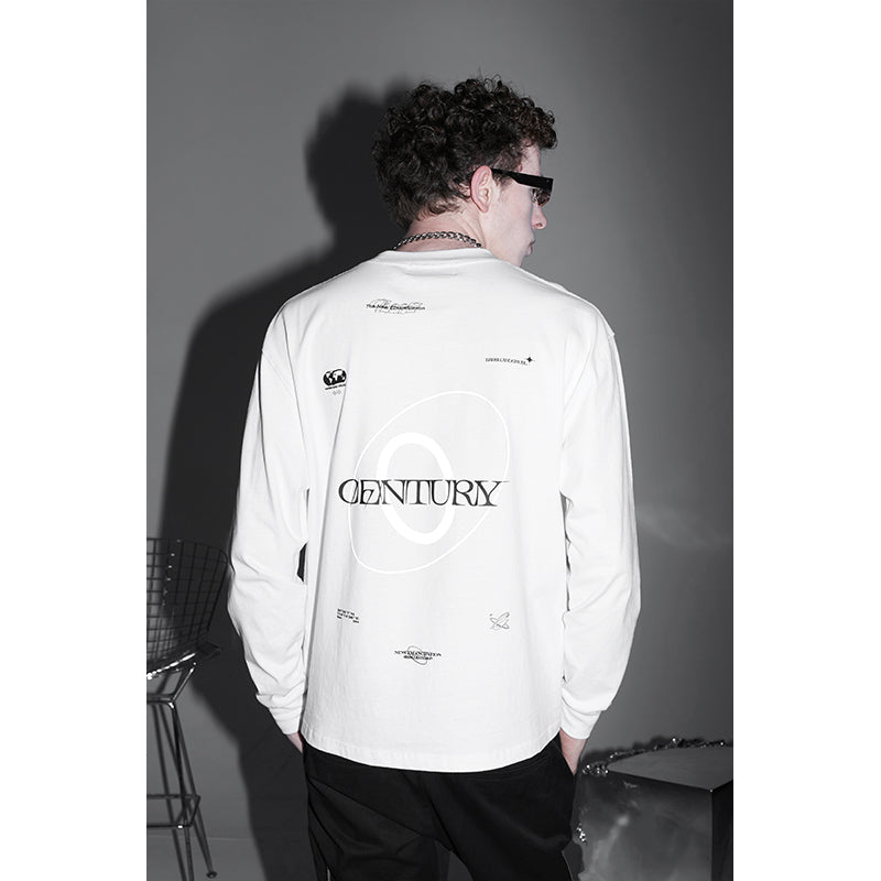 3M Reflective Logo Print Long Sleeved Tee