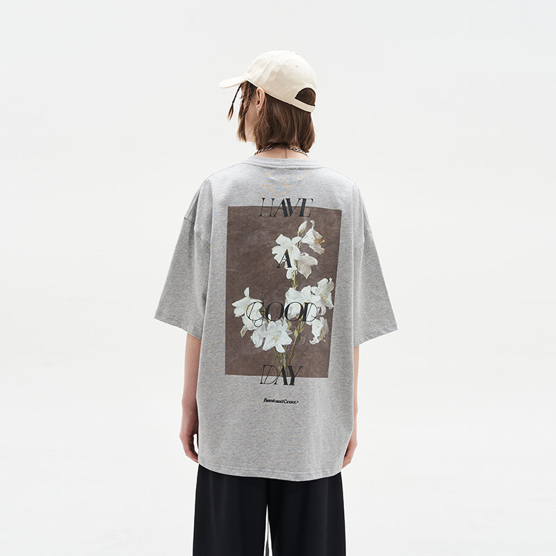Lily Oil Painting Tee