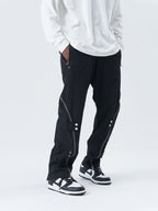 Deconstructed Zipper Functional Trousers