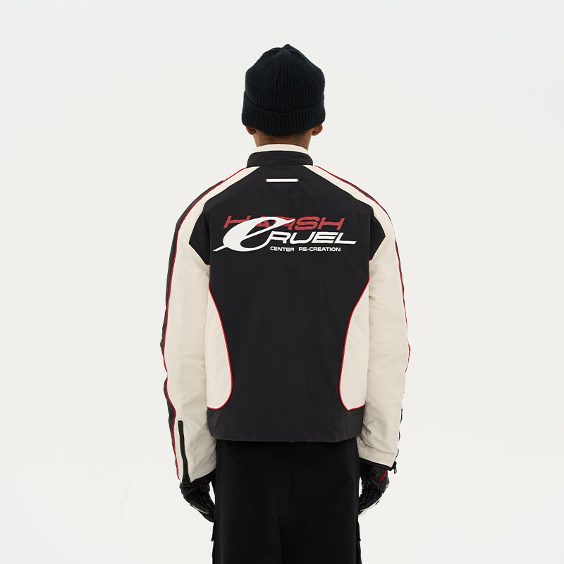 Racing Stitching Loose Jacket