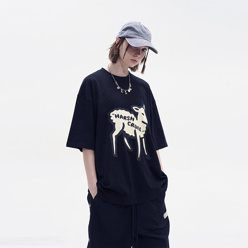 Logo Lamb Printed Tee