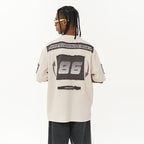 3D Embroidered Patches Logo Racing Tee
