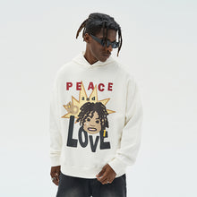 Load image into Gallery viewer, Peace &amp; Love Printed hoodie

