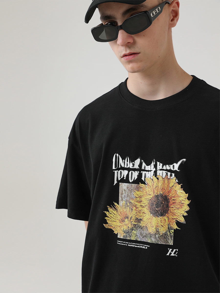Sunflowers Oil Painting Tee