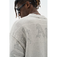 Load image into Gallery viewer, Gothic Logo Destructed Knit Sweater
