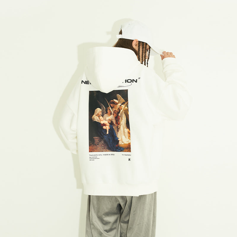 Religious Oil Painting Sweater