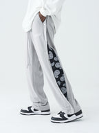 Retro Paisley Breasted Pants