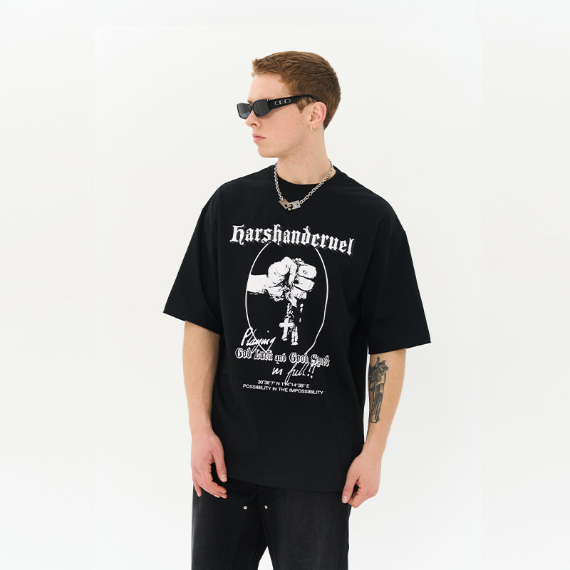 Cross Fist Gothic Tee