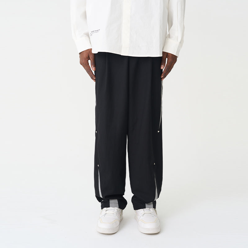 Deconstructed Silhouette Suit Trousers