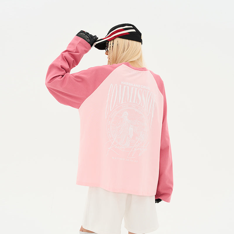 Commission Colorblock Raglan L/S Tee