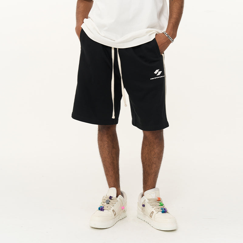 Zipper Adjustable Track Shorts