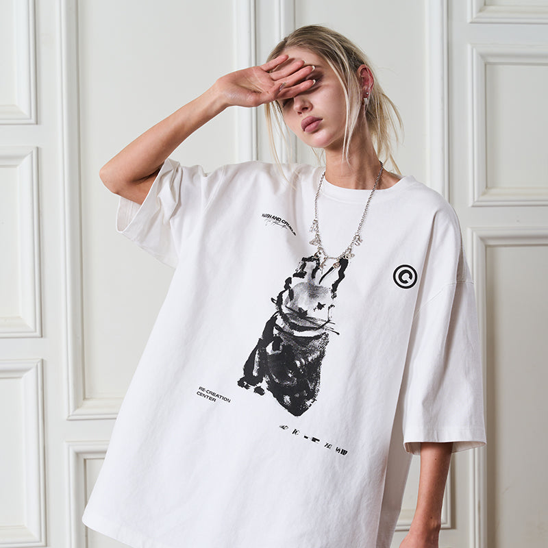 Painted Rabbit Printed Tee