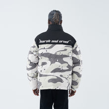 Load image into Gallery viewer, Camouflage Print Down Jacket
