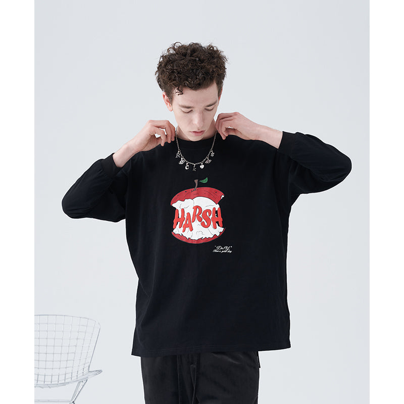 Apple Foam Logo Long Sleeve Tee