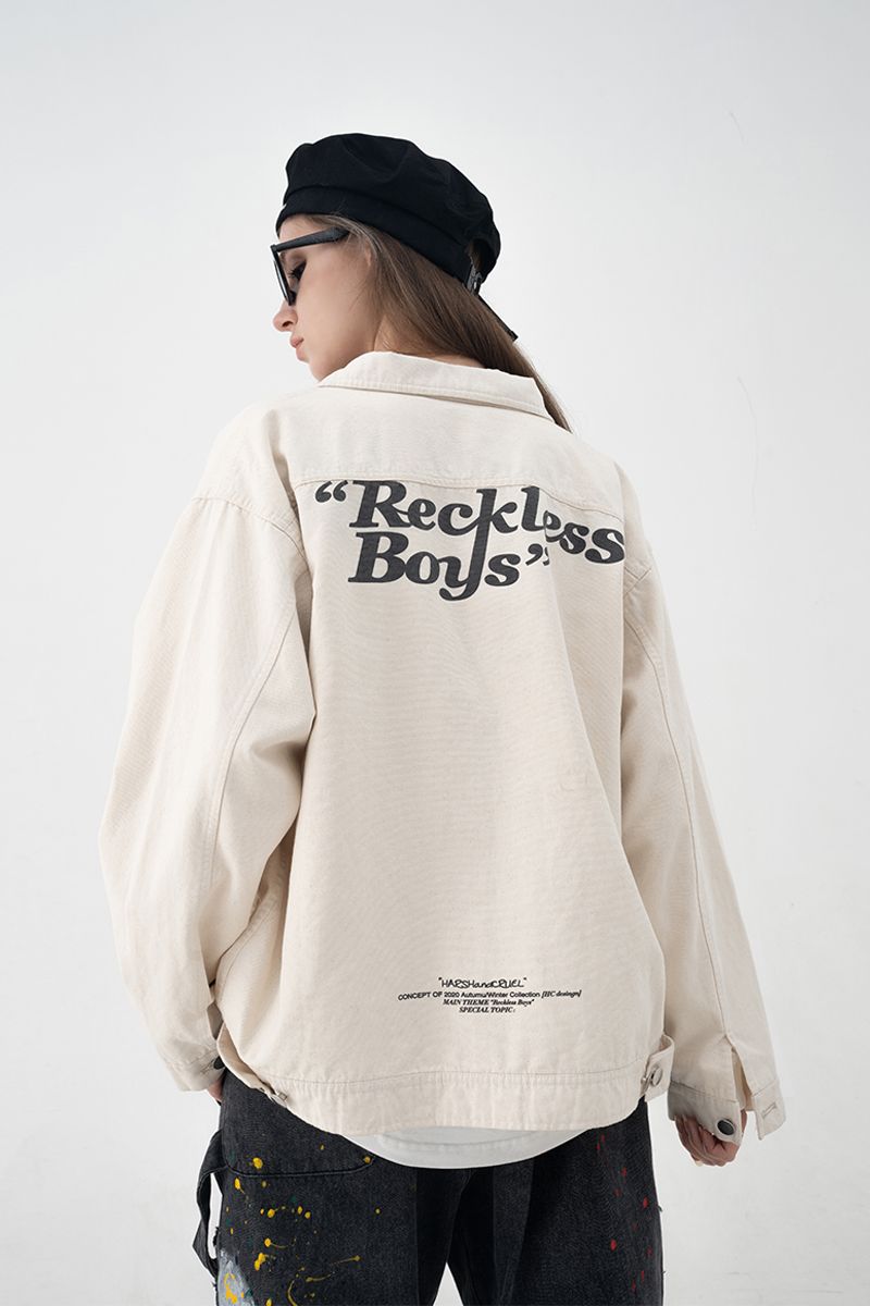 Rabbit Print Coach Jacket