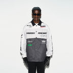 Colorblock Logo Racing Coach Jacket