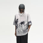 Desert Horses Printed Cuban Shirt