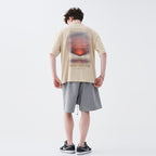 Sunset Handwriting Logo Tee