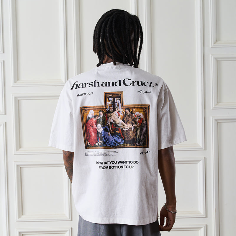Medieval Oil Painting Logo Tee