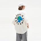 Smiling Earth Foam Print Tee