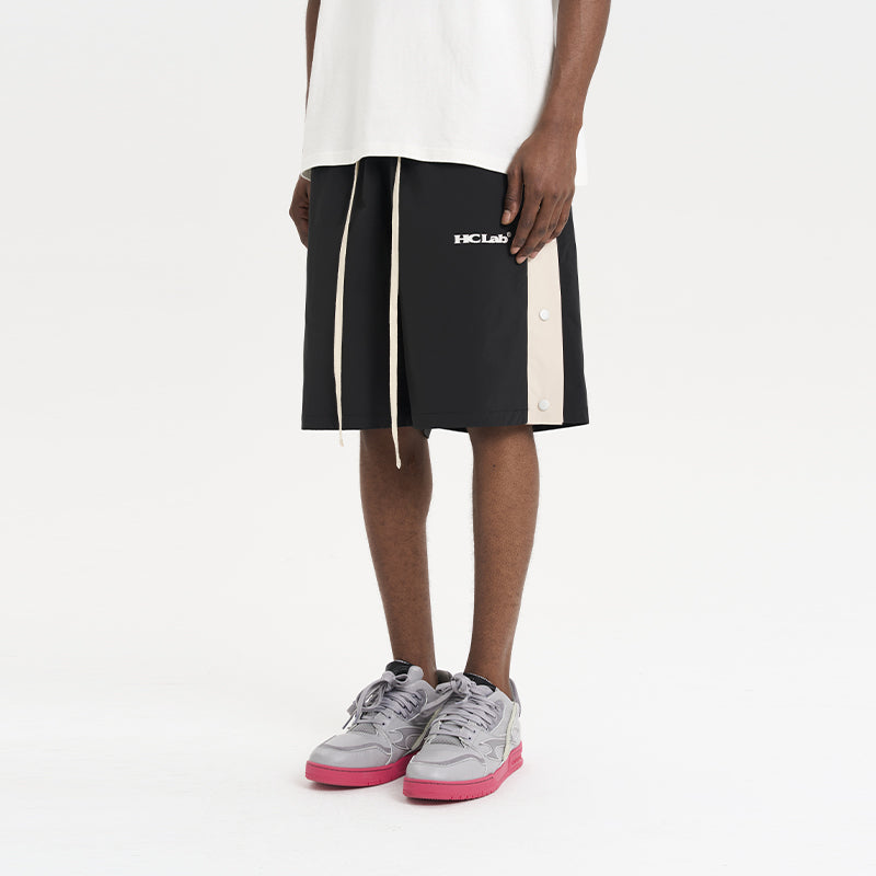 Striped buttons Basketball Shorts