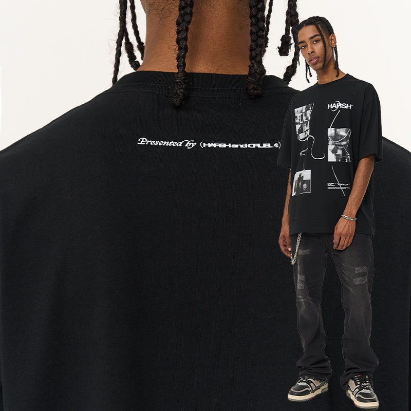 Pictures Decoupage Printed Tee