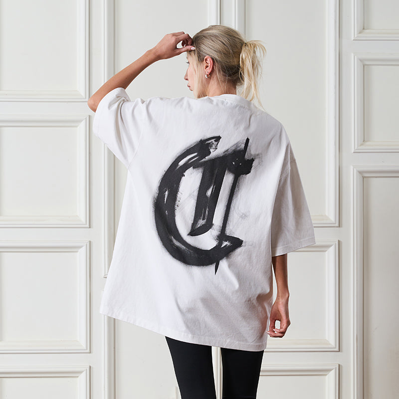 Spray Painted Gothic Letter Tee