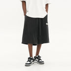TPU Loose Washed Denim Shorts