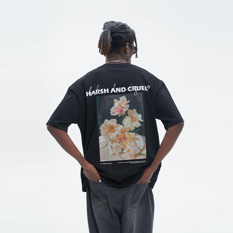 Floral Oil Painting Tee
