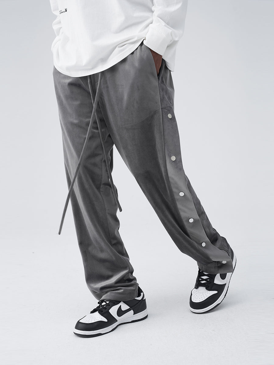Velvet Breasted Basic Trousers