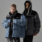 Custom Denim Padded Down jacket