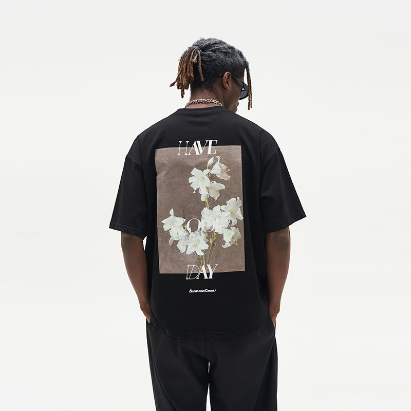 Lily Oil Painting Tee