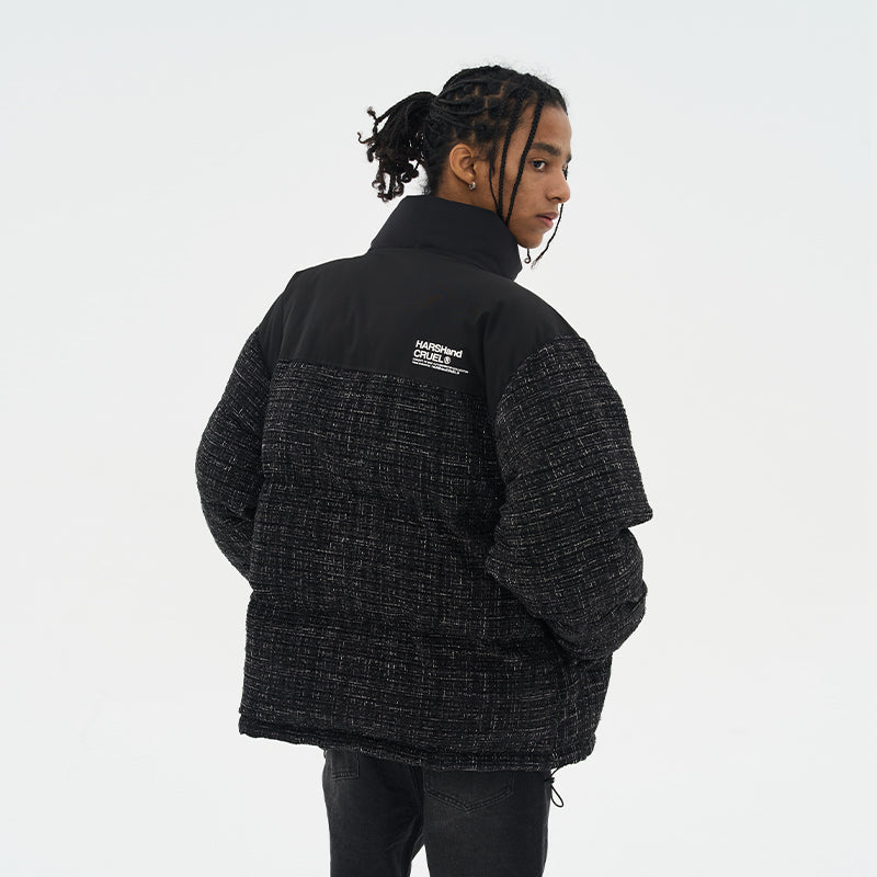 Plaid Padded Down Jacket