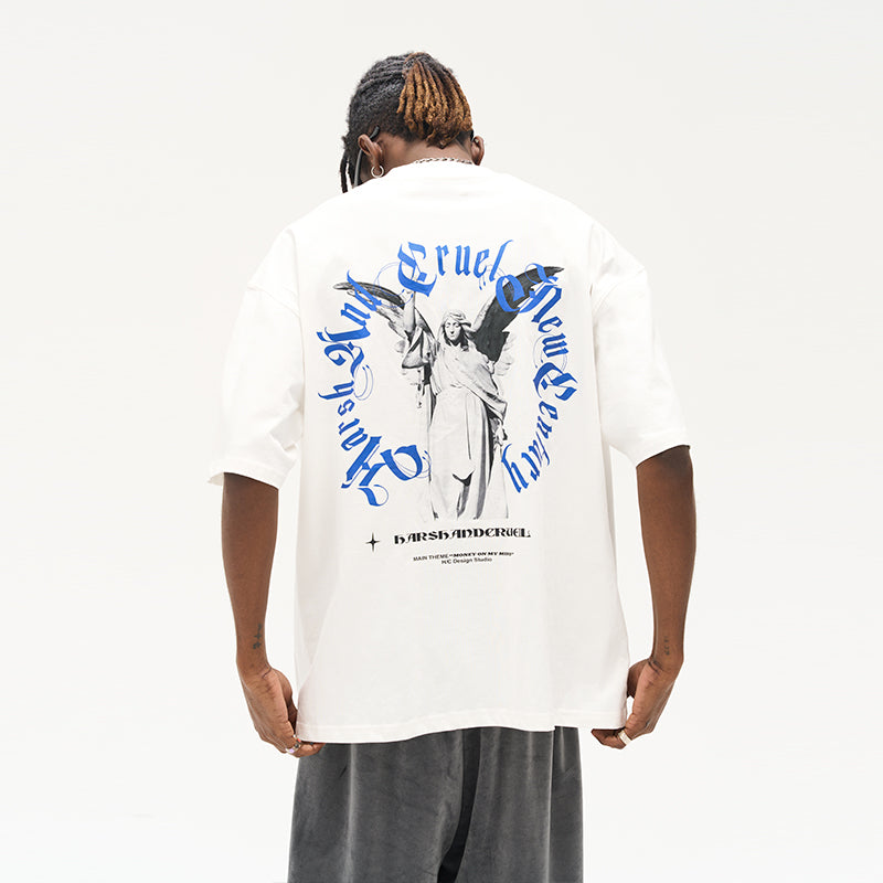 Gothic Statue Printed Tee